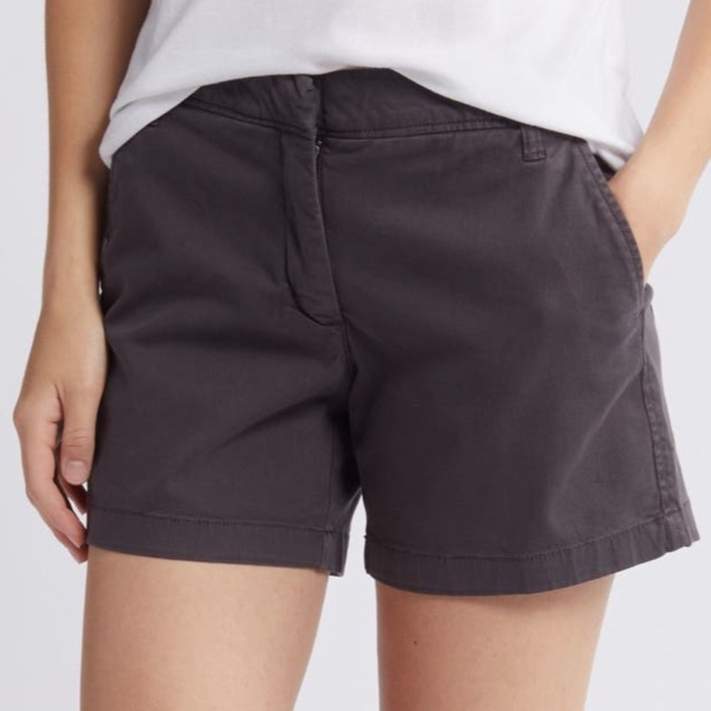 CALSON COTTON TWILL MID RISE  NORDSTROM GRAY SHORTS NEW - Picture 9 of 10